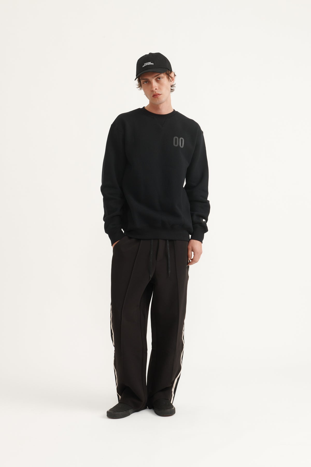 HEAVYWEIGHT TERRY CREW - BLACK